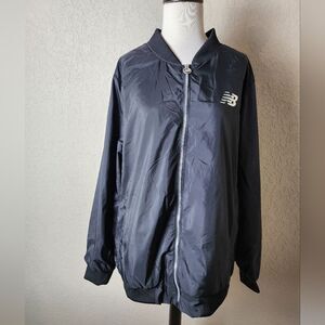 New Balance Lightweight Full Zip Jacket Womens Black Size 2X